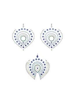 Bijoux Indiscrets Flamboyant Body Jewels Blue & Green Set
