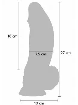 Demon Monster Silicone Intimate Machine Large with Suction Base 8713221836571