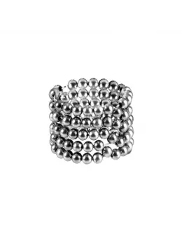 California Exotic Ultimate Stroker Beads Stretchy Ring, Transparent