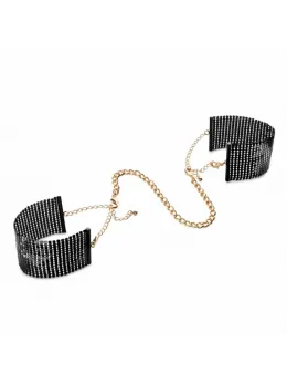 Bijoux Indiscrets Desir Metallique Black - Versatile Metal Chain Bracelet Cuffs