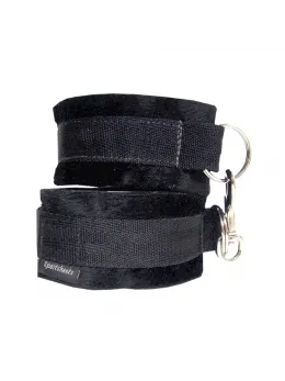 Sportsheets Soft Cuffs Black - Adjustable Padded Wrist Restraints