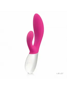 LELO Ina Wave Cerise - Dual Motor Silicone Massage Device, Pink