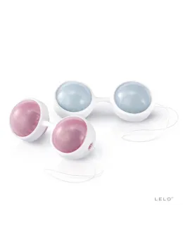 LELO Luna Beads Kegel Exercise System Pink & Blue Set 89mm