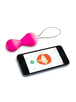 Gvibe Gballs 2 Petal Rose - Smart Kegel Trainer Bluetooth App Pink