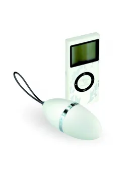 Plaisirs Secrets Vibrating Egg White - Wireless Remote, 10 Modes, Compact