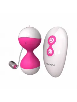 Nalone Miu Miu Kegel Trainer & Vibrating Massager, Silicone, Remote, Pink