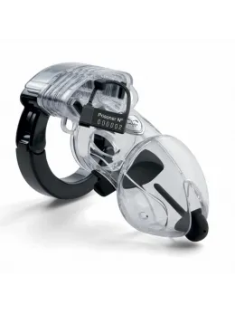 Mystim Pubic Enemy No 2 Transparent Chastity System with E-Stim, Adjustable