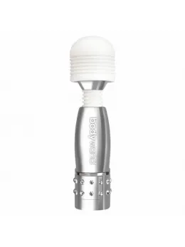 Bodywand Mini Wand Massager Silver Compact Splashproof 10.2 cm