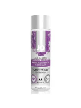 System JO All-In-One Massage Glide Lavender 120ml - Silky Silicone Formula