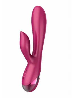 Xocoon Endless Love Vibrator Flexible Dual Motor Silicone Pink