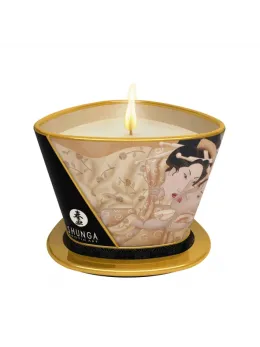 Shunga Desire Massage Candle Vanilla 170ml - Aromatic Massage Oil Candle