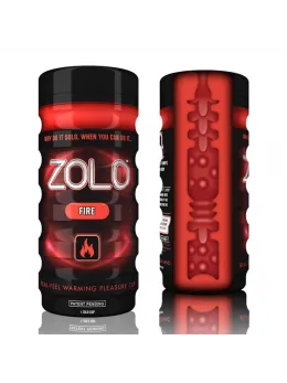 Zolo Cup Fire - Intimate Stimulation System, Compact, Textured Canal