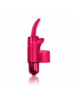 PowerBullet Tingling Tongue Pink - Compact Gel Finger Massager Waterproof