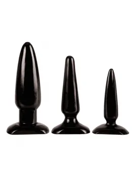 CalExotics Colt Anal Trainer Kit 3-Piece Progressive Plug Set Black