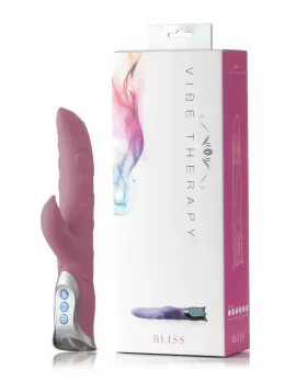Vibe Therapy Bliss Pink Silicone Intimate Machine 26cm Waterproof 7 Modes
