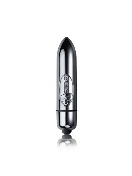 Rocks-Off RO-80mm Chrome 1-Speed Waterproof Mini Vibrating Bullet