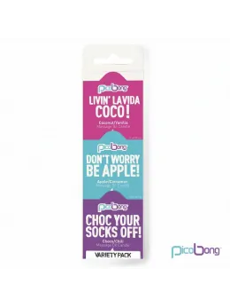 Picobong Massage Oil Candle Set 3x15ml - Apple Cinnamon, Chocolate Chili, Coconut Vanilla