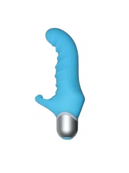 FeelzToys Fonzie Blue Dual Action Silicone Massager 16cm Violet