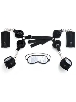 Fifty Shades of Grey Hard Limits Restraint Kit with Blindfold, Adjustable System
