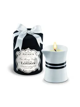 Petits Joujoux Massage Candle London 180g - Rhubarb & Amber Scent