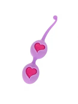 FeelzToys Desi Kegel Exercise Balls Purple - Medical-Grade Silicone 3.9cm