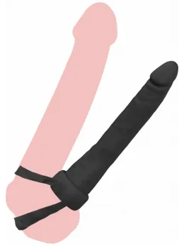 Extreme Double Trouble Silicone Dual-Use Anal Gear Black 8713221840837