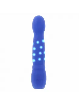 Evolved Disco Diva Vibrator Blue - Illuminated Silicone, 10 Modes, 15.2 cm
