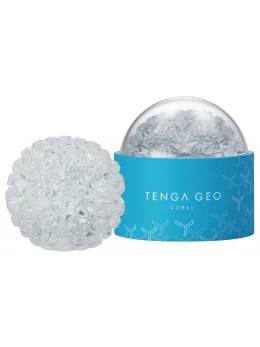 Tenga GEO CORAL Intimate Machine Transparent Stretchable 10.8cm