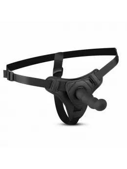 Teazers Silicone Strap-On Set Black Adjustable Harness 110cm
