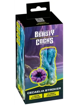 Beasty Cocks Cecaelia Intimate Machine Liquid Silicone 16.2cm Blue