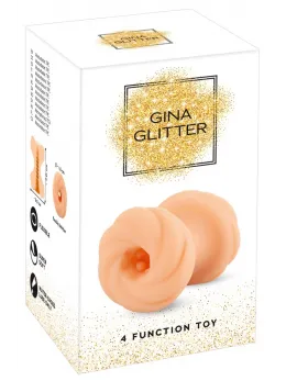 Eigenlabel Grossokunde Gina Glitter 4in1 Multi-Functional Intimate System, Transparent, 7 cm