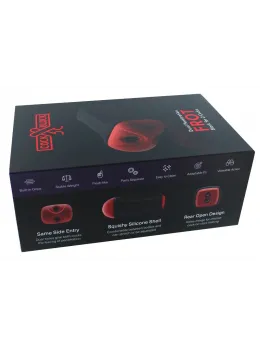 CockBlock FROT Massager Double Tunnel Intimate Machine 20cm Black/Red