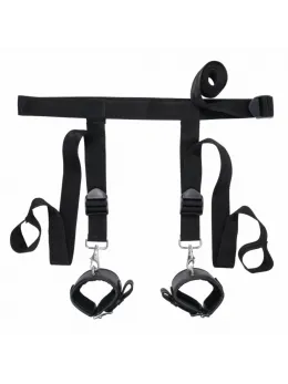 Sportsheets Edge Door Restraints Black - Adjustable Door Anchor System