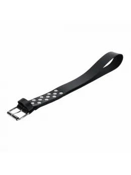 Sportsheets Edge Leather Belt Spanker Black - Premium Cowhide Impact Tool