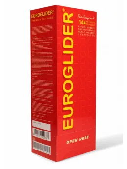 Euroglider Condoms 1008 pcs Standard Size, Lubricated, Transparent