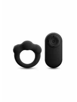 Rocks-Off Rocket Ring Rechargeable Vibrating Silicone Black