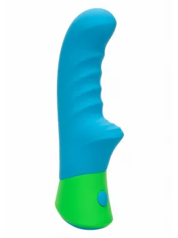 Ridged-G Vibrator Dual Action Silicone, Waterproof, USB Rechargeable