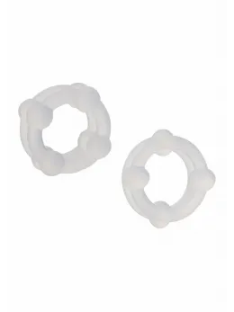 CalExotics Silicone Double Stacker Rings Premium Liquid Silicone Set