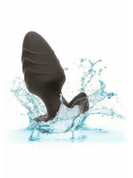 Rock Bottom Rotating & Vibrating Probe Silicone Waterproof Black