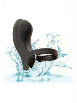 Closer Rechargeable Ring Feel Silicone Double Ring, 10 Modes, Waterproof
