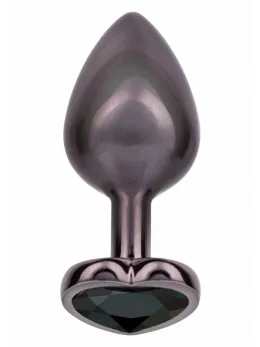 CalExotics Jewel Diamond Heart Plug Large - Elegant Metal Intimate Accessory