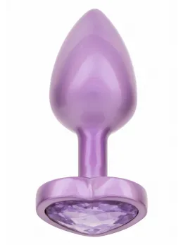 CalExotics Jewel Diamond Heart Plug Small - Elegant Nickel-Free Intimate Accessory