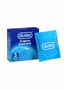 Durex Extra Safe 6x3 Enhanced Comfort & Protection Latex Condoms
