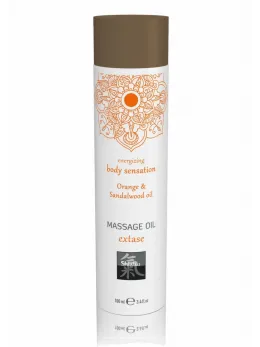 HOT Seductive Massage Oil 100 ml - Nourishing Natural Oils, Amber Scent