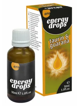 Energy Drops енергийни капки за мъже и жени с гуарана, таурин и L-аргинин, 30 мл