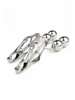 Mr. Steel Clover Nipple Clamps with Adjustable Weights Stainless Steel