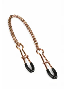 Mr. Steel Tweezer Nipple Clamps Gold Adjustable Stainless Steel Chain