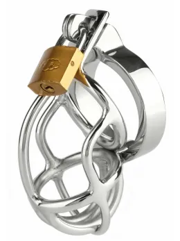 Mr. Steel San Quentin Stainless Chastity Cage - Secure Ventilated System