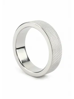 Mr. Steel CrissCross C-Ring 45mm Stainless Steel Textured Ring