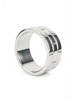 Mr. Steel The Wall C-Ring 50mm Stainless Steel Wide Band Ring